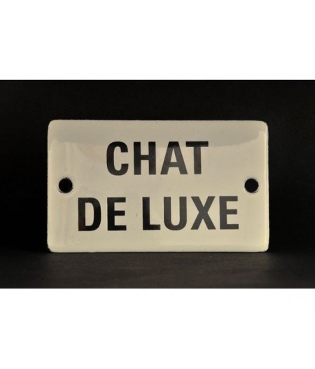 ART-CX60~Chatdeluxe-Plaqueémaillée