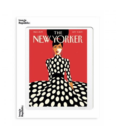 40x50 cm The New Yorker 191 Favre Sweeping Into Fall sept9 2019 - Affiche Image Republic BEST