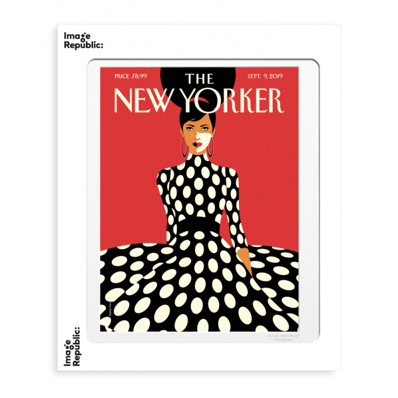 40x50 cm The New Yorker 191 Favre Sweeping Into Fall sept9 2019 - Affiche Image Republic BEST