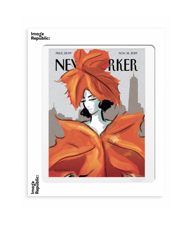 40x50 cm The New Yorker 190 Schossow Dressing For Fall Nov18 2019  - Affiche Image Republic