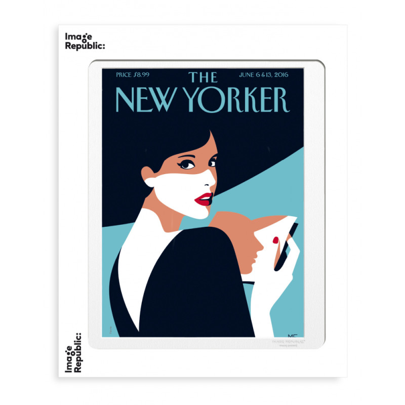 40x50 cm The New Yorker 86 Favre Page Turner 143208  - Affiche Image Republic