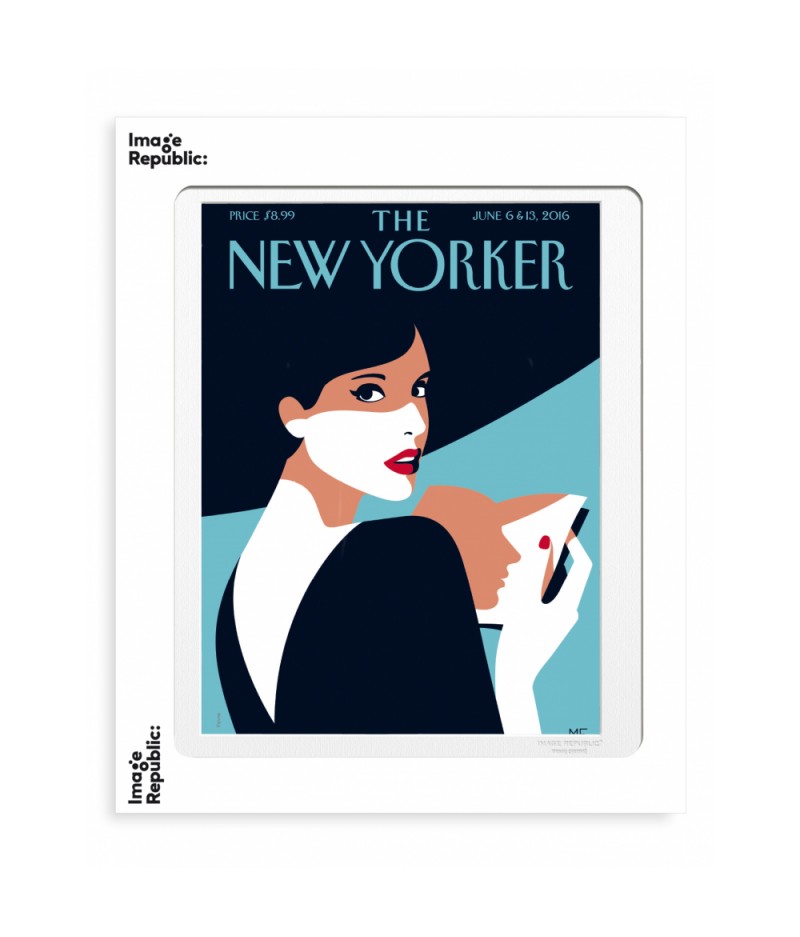 40x50 cm The New Yorker 86 Favre Page Turner 143208  - Affiche Image Republic