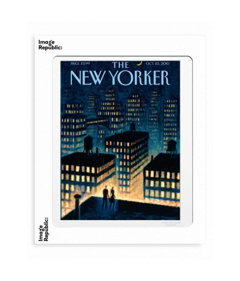 40x50 cm The New Yorker 63 Drooker Twilight 2010 133746  - Affiche Image Republic