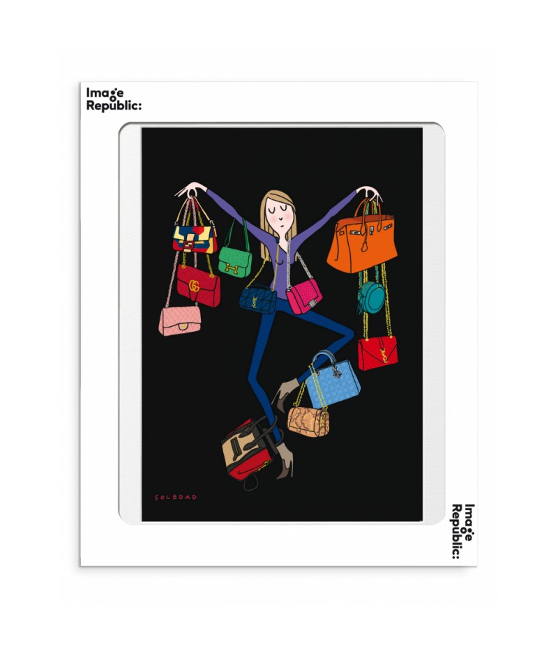 30x40 cm Soledad Bags - Affiche Image Republic