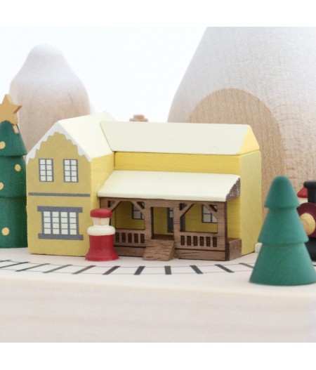 Winter Train - City Wooden Music Box - Wooderful life - L'Ornithorynque Marseille