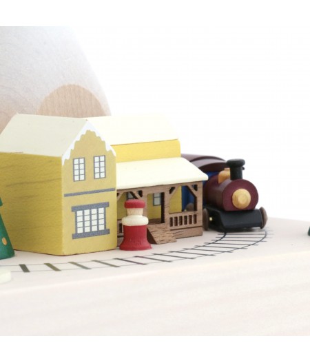 Winter Train - City Wooden Music Box - Wooderful life - L'Ornithorynque Marseille
