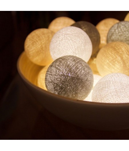 Coffret PREMIUM Patti - La Case de Cousin Paul - Guirlande lumineuse 20 boules LED