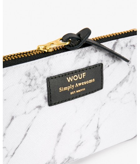 Petite pochette White Marble Small Pouch - Wouf