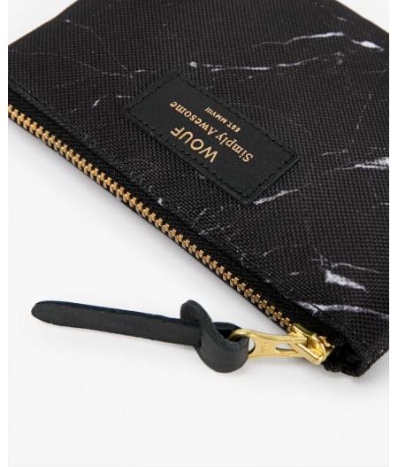 Petite pochette Black Marble Small Pouch - Wouf