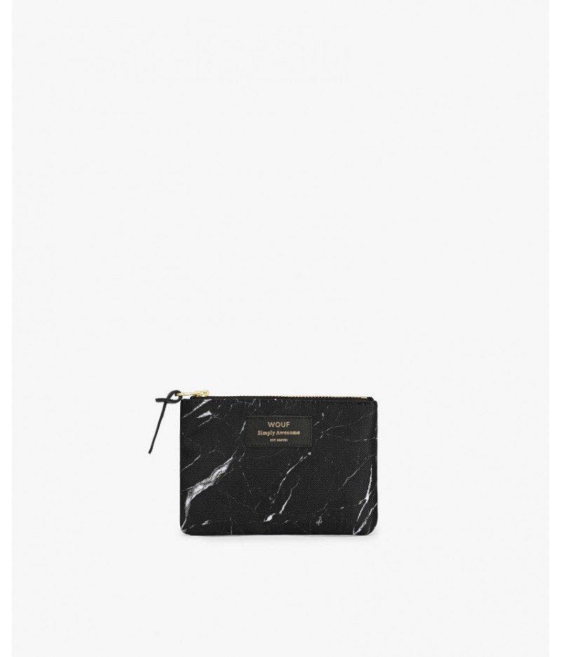 Petite pochette Black Marble Small Pouch - Wouf