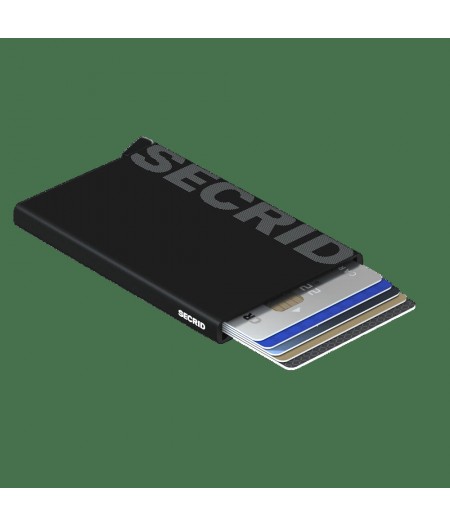 Card Protector Laser Secrid - CLa-Logo Brushed Black
