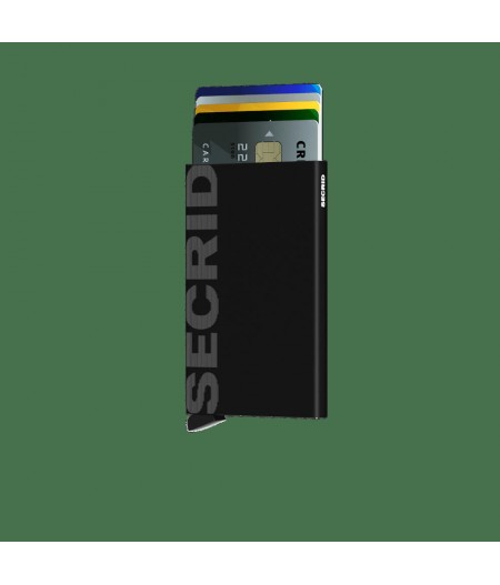 Card Protector Laser Secrid - CLa-Logo Brushed Black