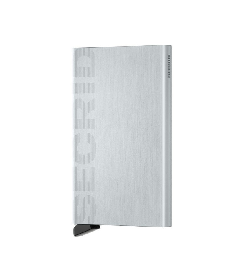 Card Protector Laser Secrid - CLa-Logo Brushed Silver