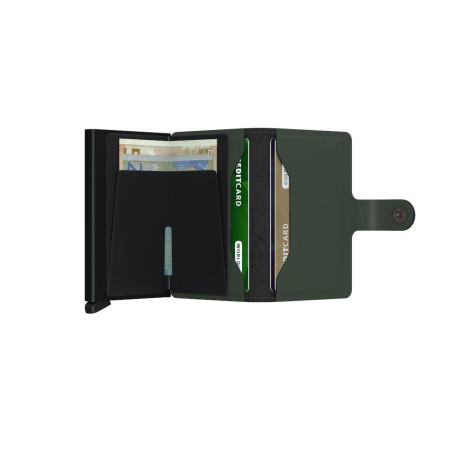 Miniwallet Secrid - Matte MM-Green-Black