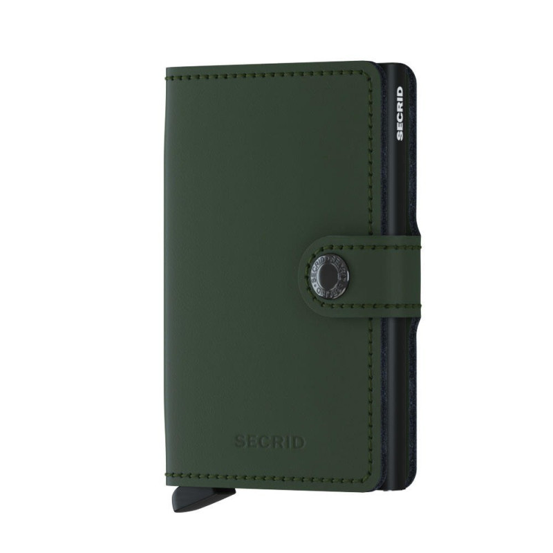 Miniwallet Secrid - Matte MM-Green-Black