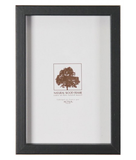 Cadre Bois Noir 22x22 cm