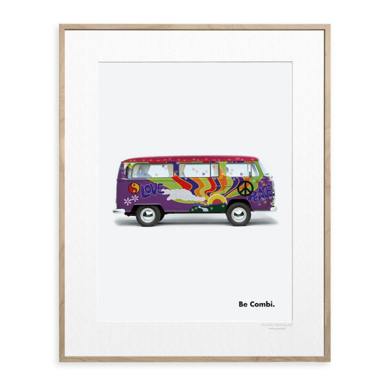 30x40 cm Affiche Combi Flower - Tirage argentique - Image Republic