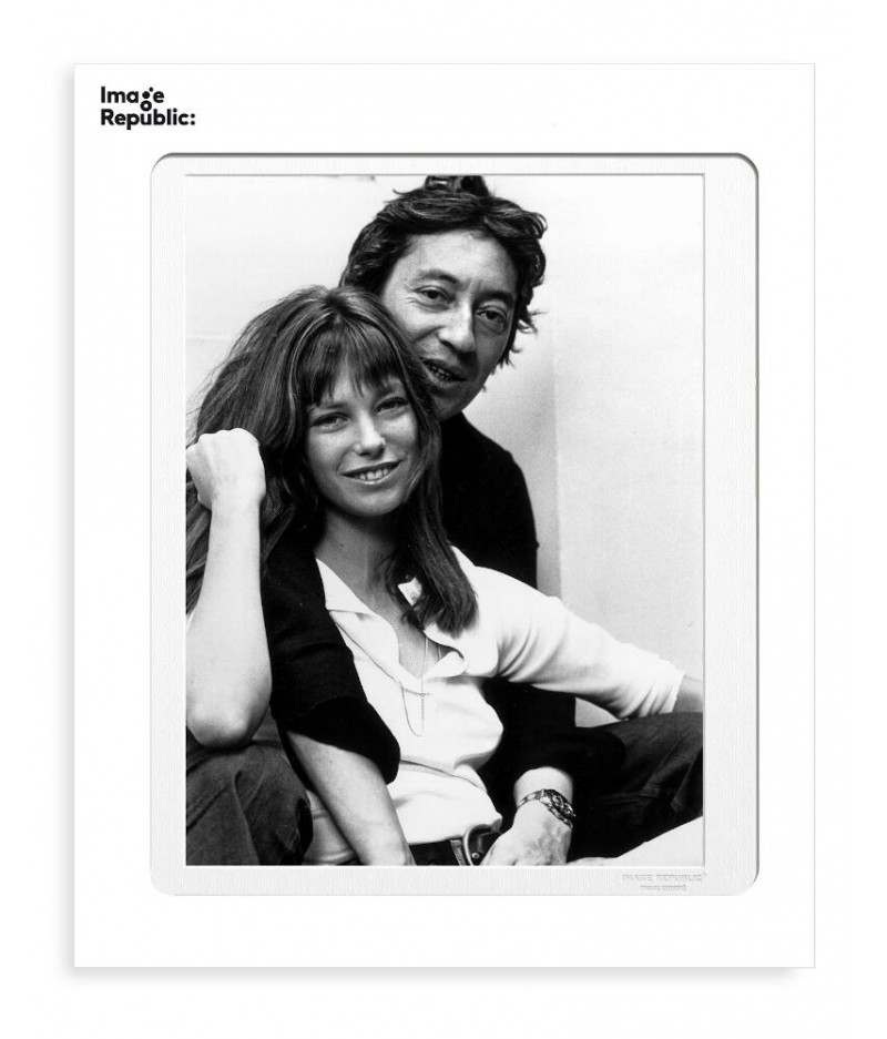 40x50 cm La Galerie Birkin Gainsbourg - Affiche Image Republic
