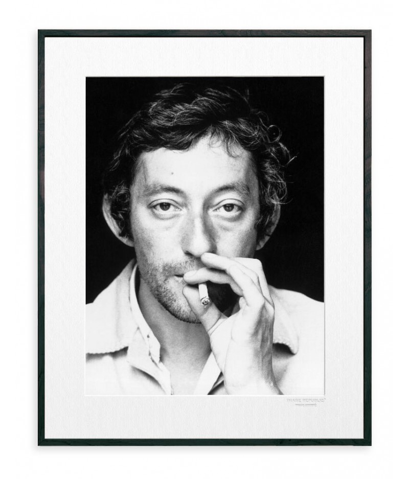 40x50 cm La Galerie Gainsbourg Portrait - Affiche Image Republic