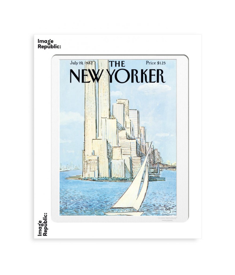 40x50 cm The New Yorker 01 Getz Voilier 46531 - Affiche Image Republic