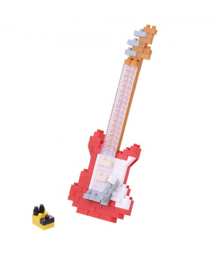 Nanoblock Guitare électrique rouge 2