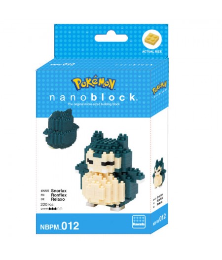 Nanoblock x Pokémon - Snorlax Ronflex Relaxo