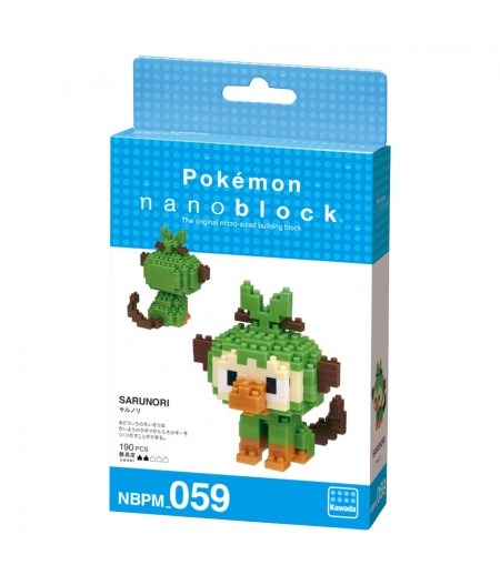 Nanoblock x Pokémon - Grookey Ouistempo Chimpep