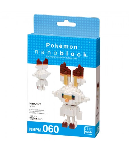 Nanoblock x Pokémon - Scorbunny Flambino Hopplo