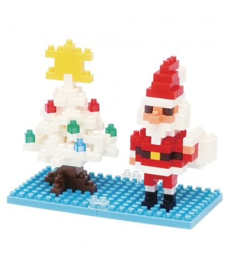 Nanoblock Santa Claus X-Mas Tree Holiday Series