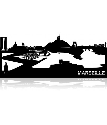 Skyline Marseille 40 cm - Citizz