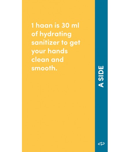 HAAN Citrus Noon - Spray désinfectant hydratant pour les mains à l'aloé vera