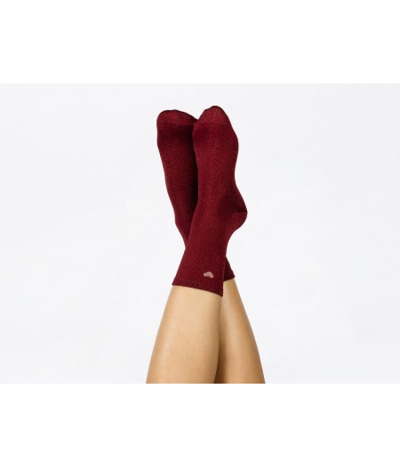 Chaussettes coeur, rouge - DOIY Heart Socks