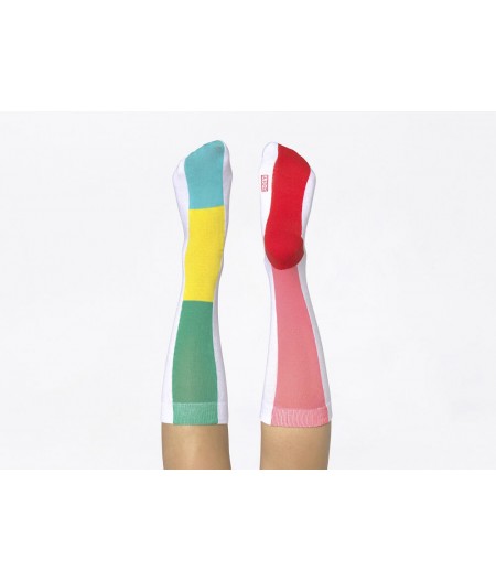 Chaussettes arc-en-ciel rose - DOIY Rainbow Socks