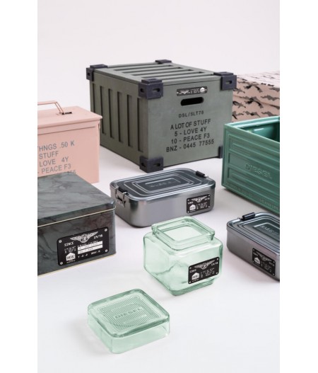 Récipient en céramique vert - Collection Surplus Storage System by Diesel Living x Seletti
