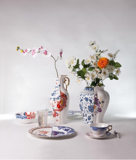 Vase en porcelaine Hybrid Melania | Seletti