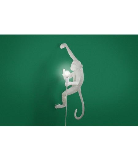 Applique Monkey Lamp Seletti - Blanc main droite