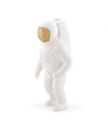 Starman White Cosmic Diner - Diesel Living with Seletti - Vase en porcelaine Astronaute