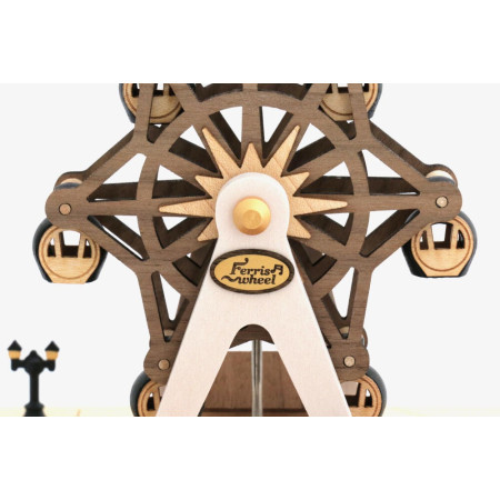Ferris Wheel Amusement Park - City wooden Music Box - Wooderful life | L'Ornithorynque Marseille