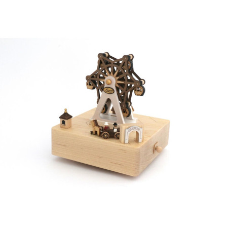 Ferris Wheel Amusement Park - City wooden Music Box - Wooderful life | L'Ornithorynque Marseille