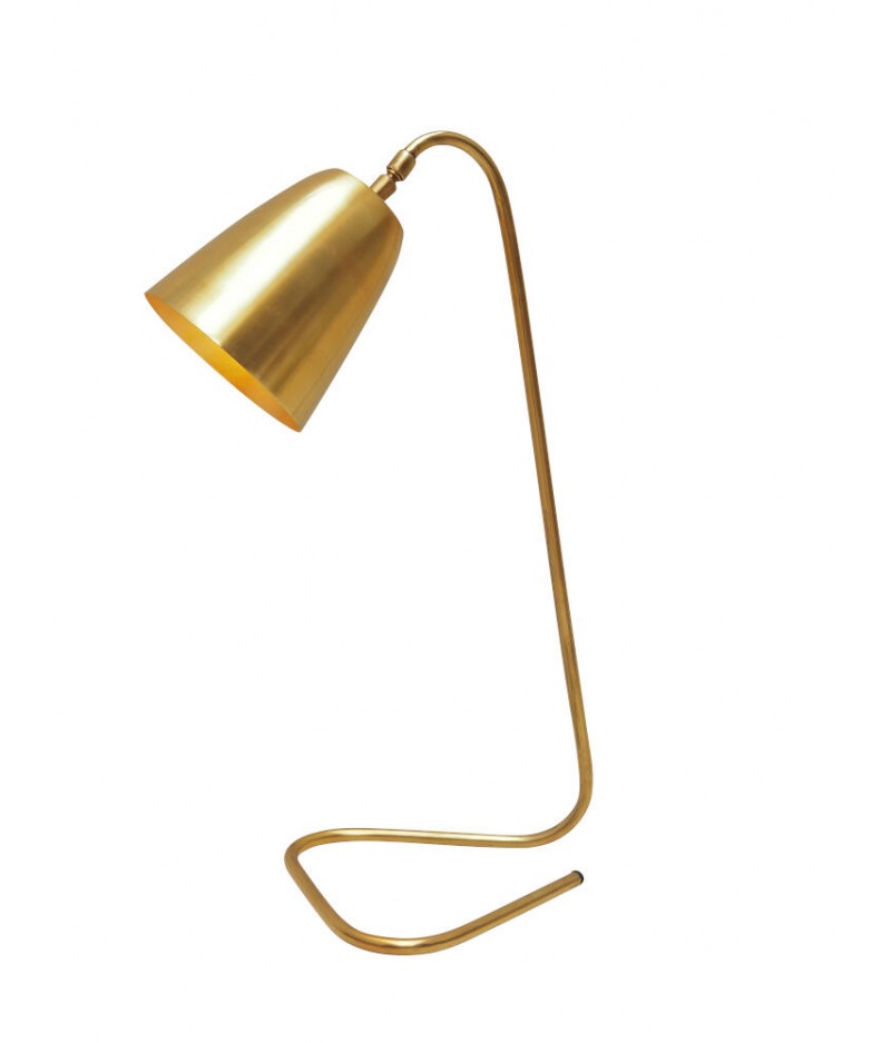 Petite lampe de bureau base triangle - Chehoma