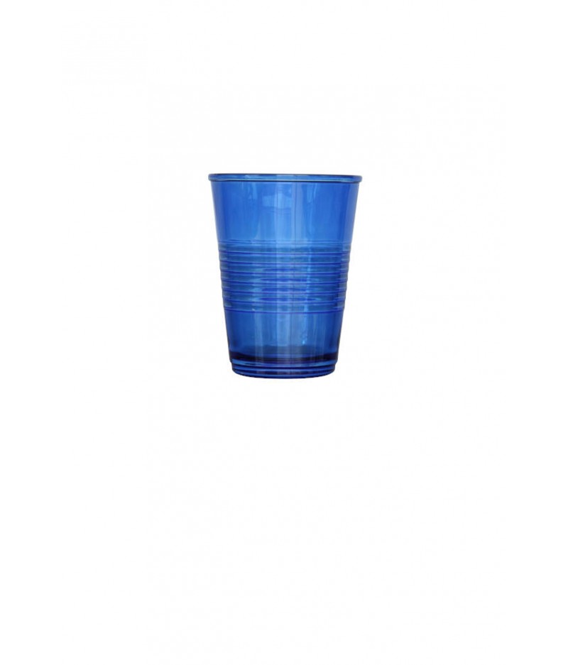 Gobelets en verre bleu - Chehoma