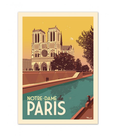 Affiches Marcel Small Edition - NOTRE-DAME DE PARIS 30cm x 40cm 350 g/m²
