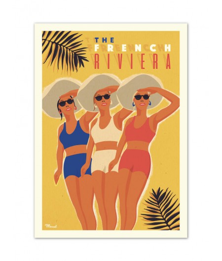 Affiches Marcel Small Edition - The French Riviera 30cm x 40cm 350 g/m²
