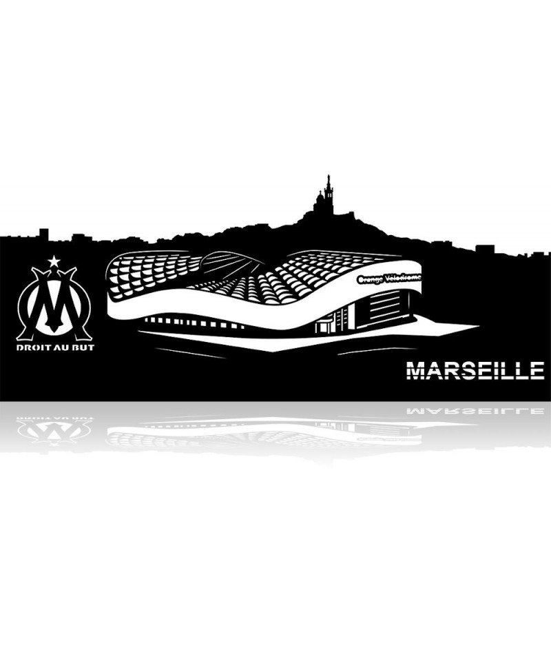 Skyline OM Olympique de Marseille et Orange Vélodrome - Citizz