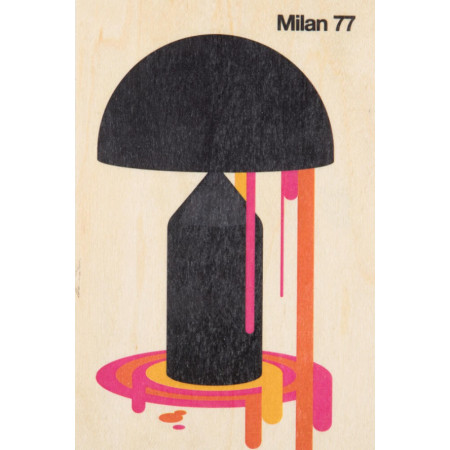 Cartes Postales en bois Woodhi - Around The World Milan 77