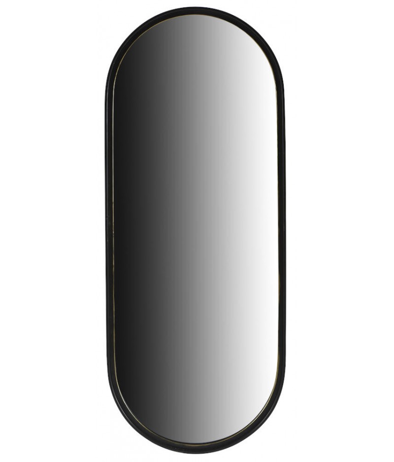 Miroir Domus Noir 38,5xH96,5cm - Athezza