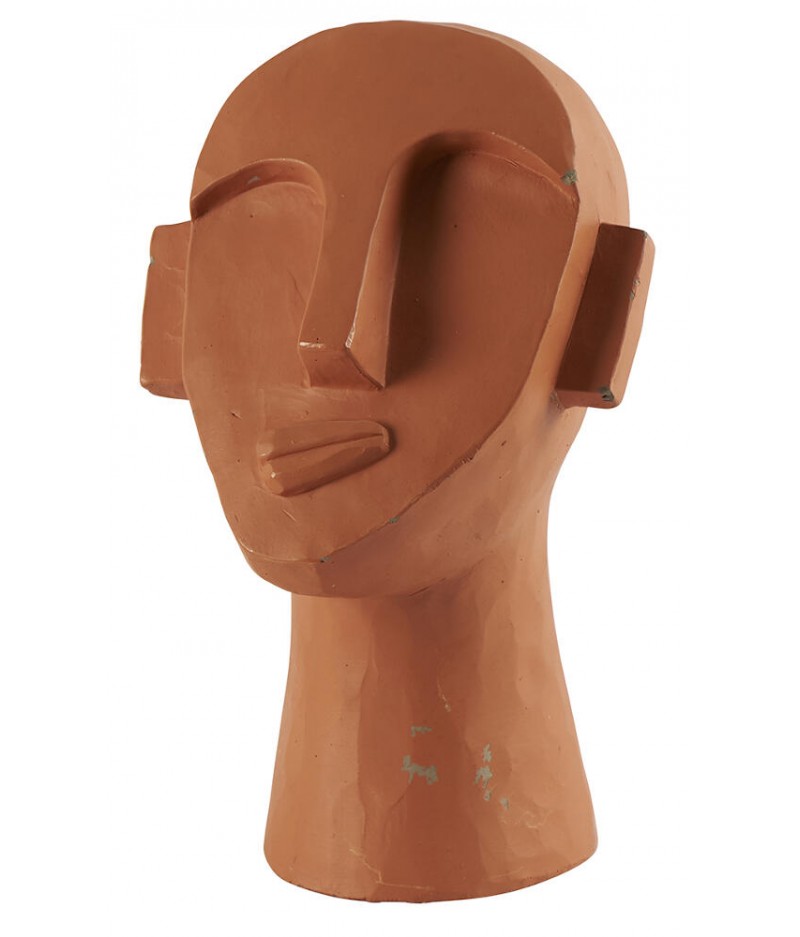 Tête Moai 17.5x17.5xH29.5cm - Athezza