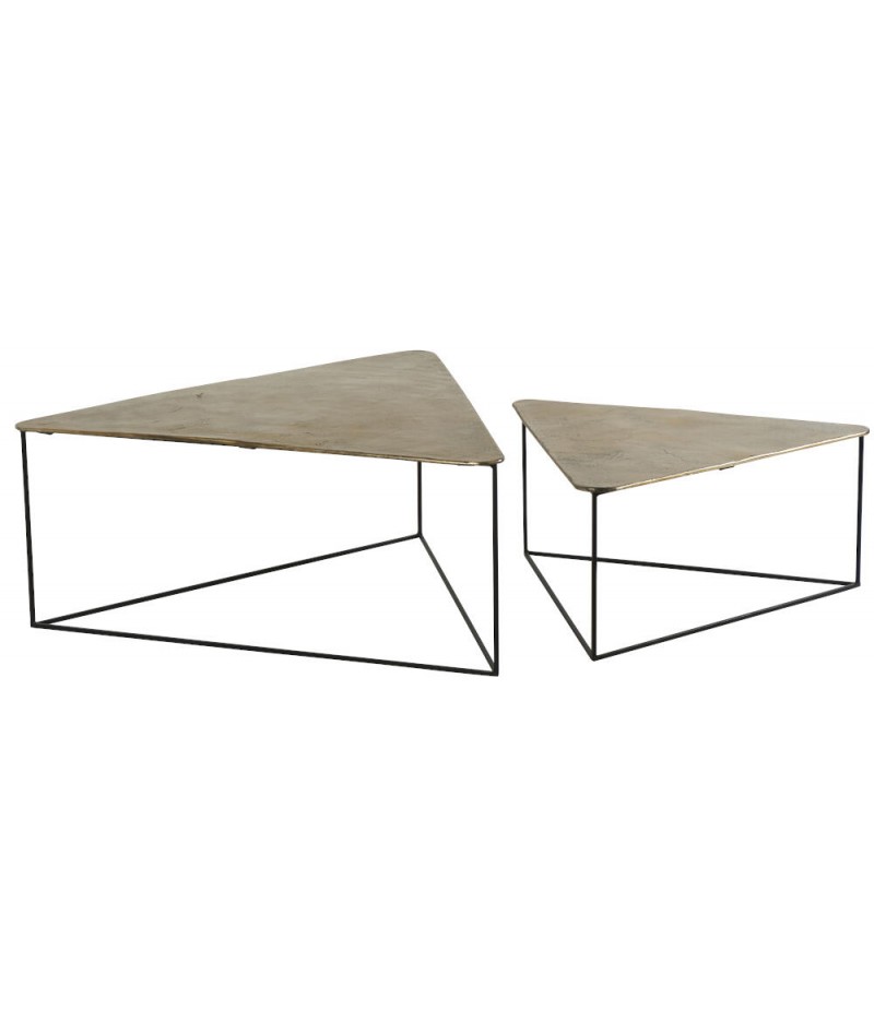 Table Basse Triangle Ibiza Set/2 119x114xH48cm - Athezza