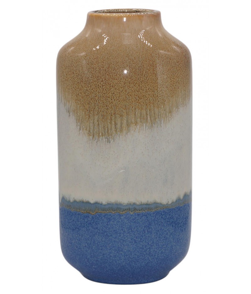 Vase Fuji Bleu 11.7xH33cm - Athezza