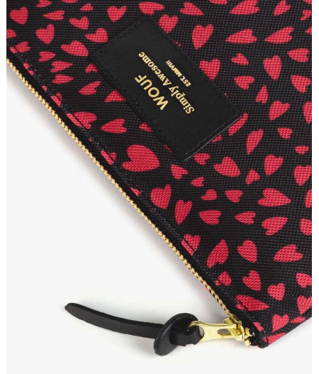 Pochette Large Hearts Large Pouch - Wouf